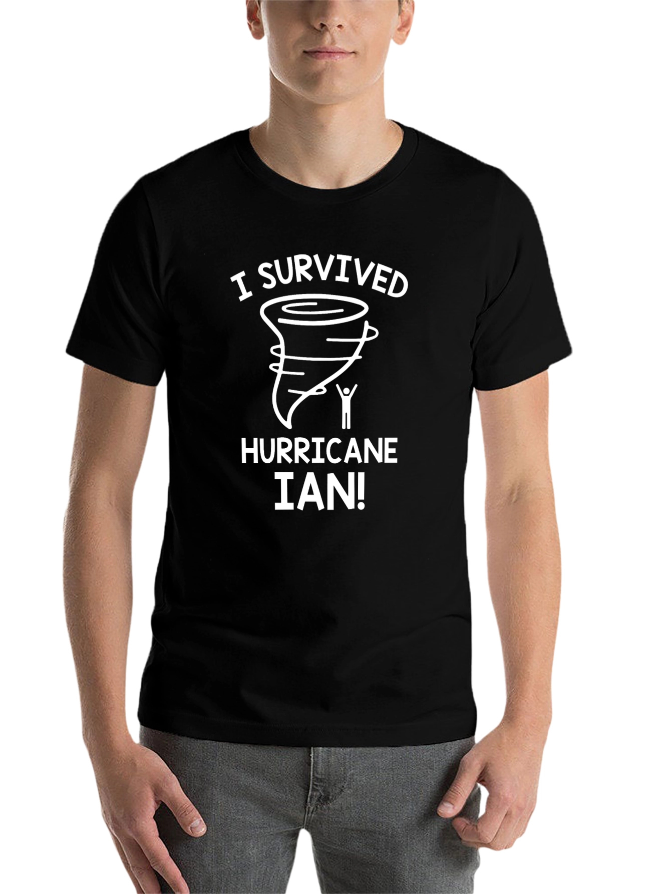 I Survived Hurricane Ian Novelty T-Shirt