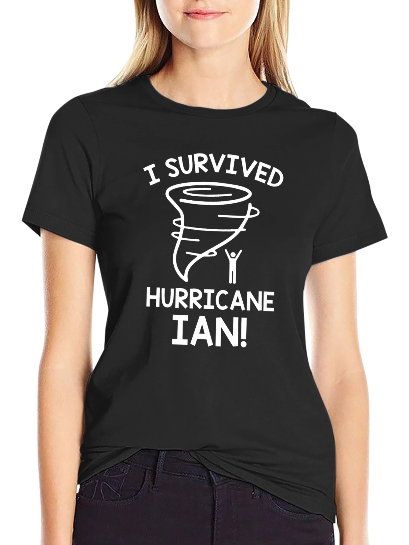 I Survived Hurricane Ian Novelty T-Shirt