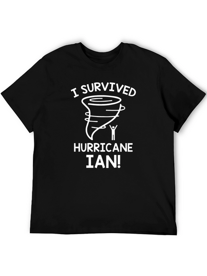 I Survived Hurricane Ian Novelty T-Shirt