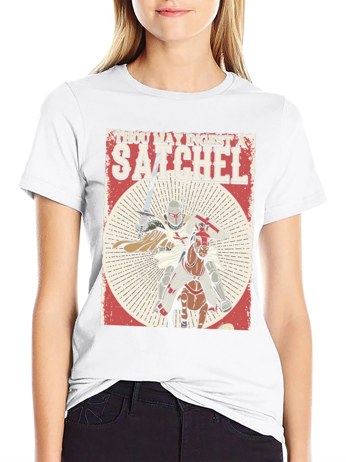 Thou May Ingest A Satchel Funny Knight T-Shirt