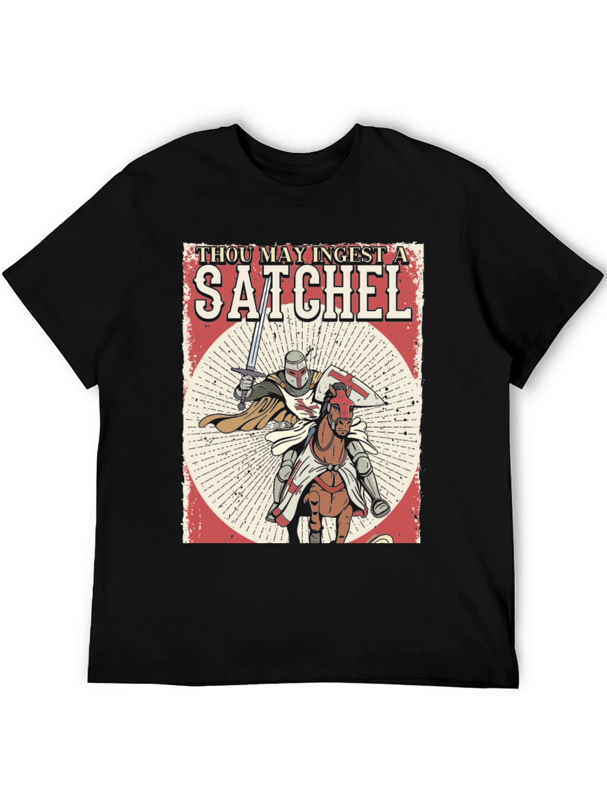 Thou May Ingest A Satchel Funny Knight T-Shirt