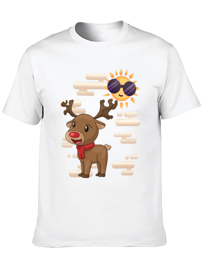 Rudolph Reindeer Cool Summer T-Shirt