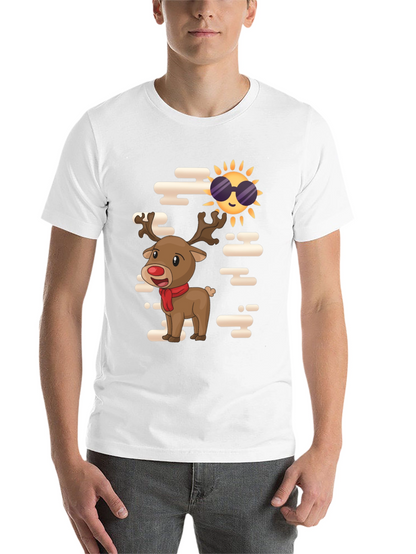 Rudolph Reindeer Cool Summer T-Shirt