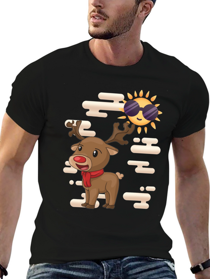Rudolph Reindeer Cool Summer T-Shirt