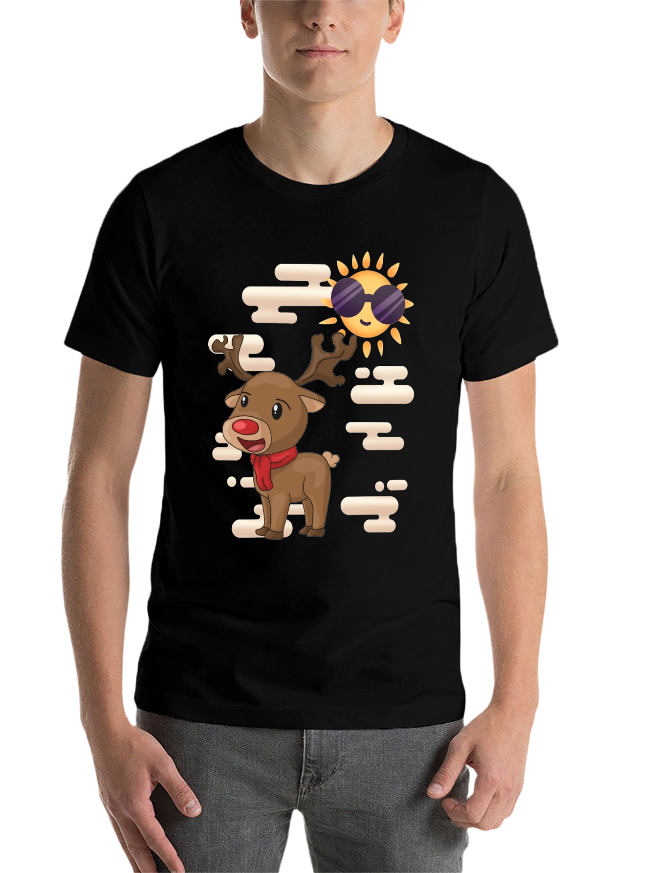 Rudolph Reindeer Cool Summer T-Shirt