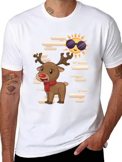 Rudolph Reindeer Cool Summer T-Shirt