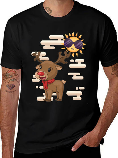 Rudolph Reindeer Cool Summer T-Shirt