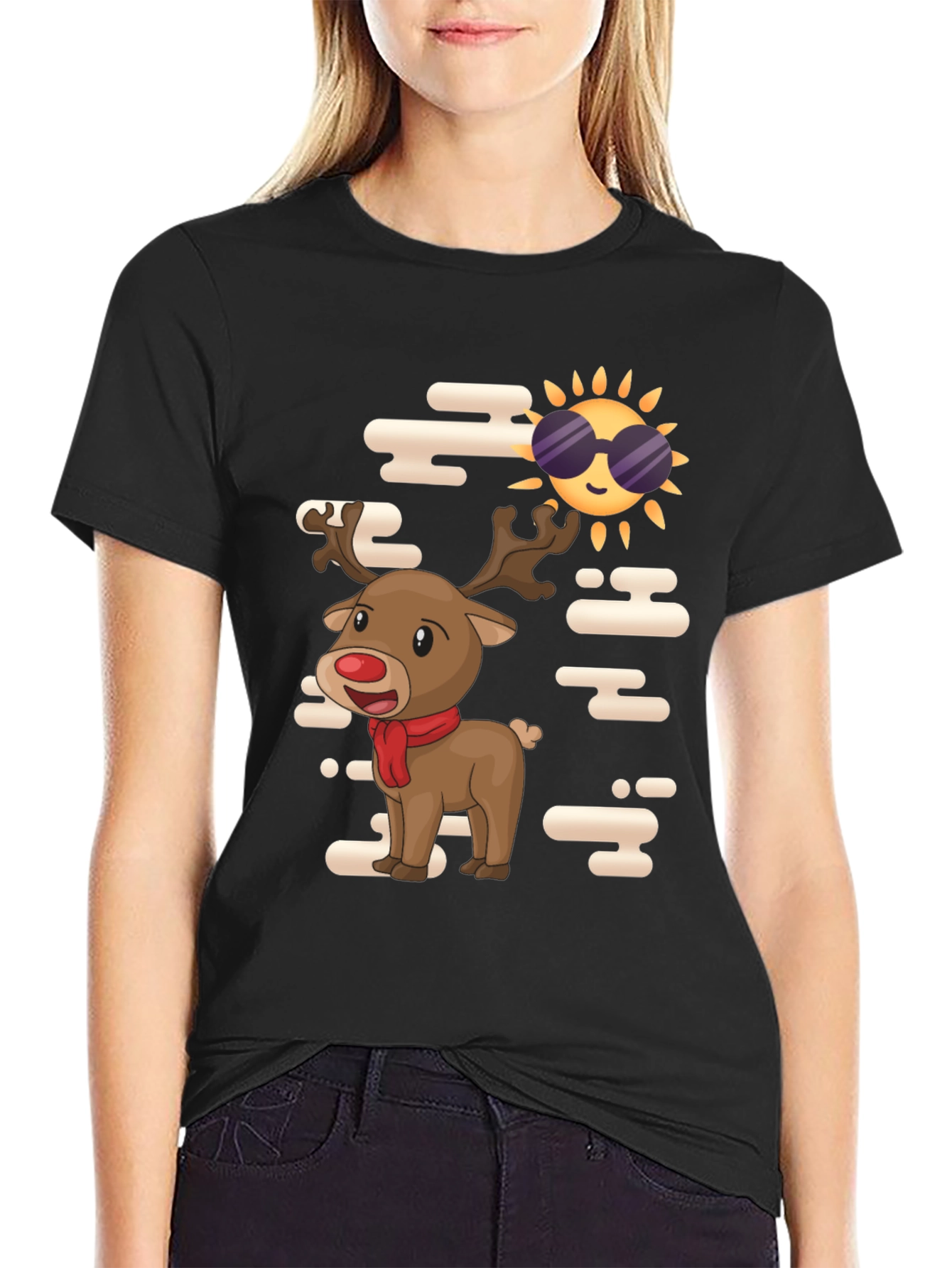 Rudolph Reindeer Cool Summer T-Shirt