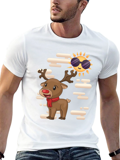 Rudolph Reindeer Cool Summer T-Shirt