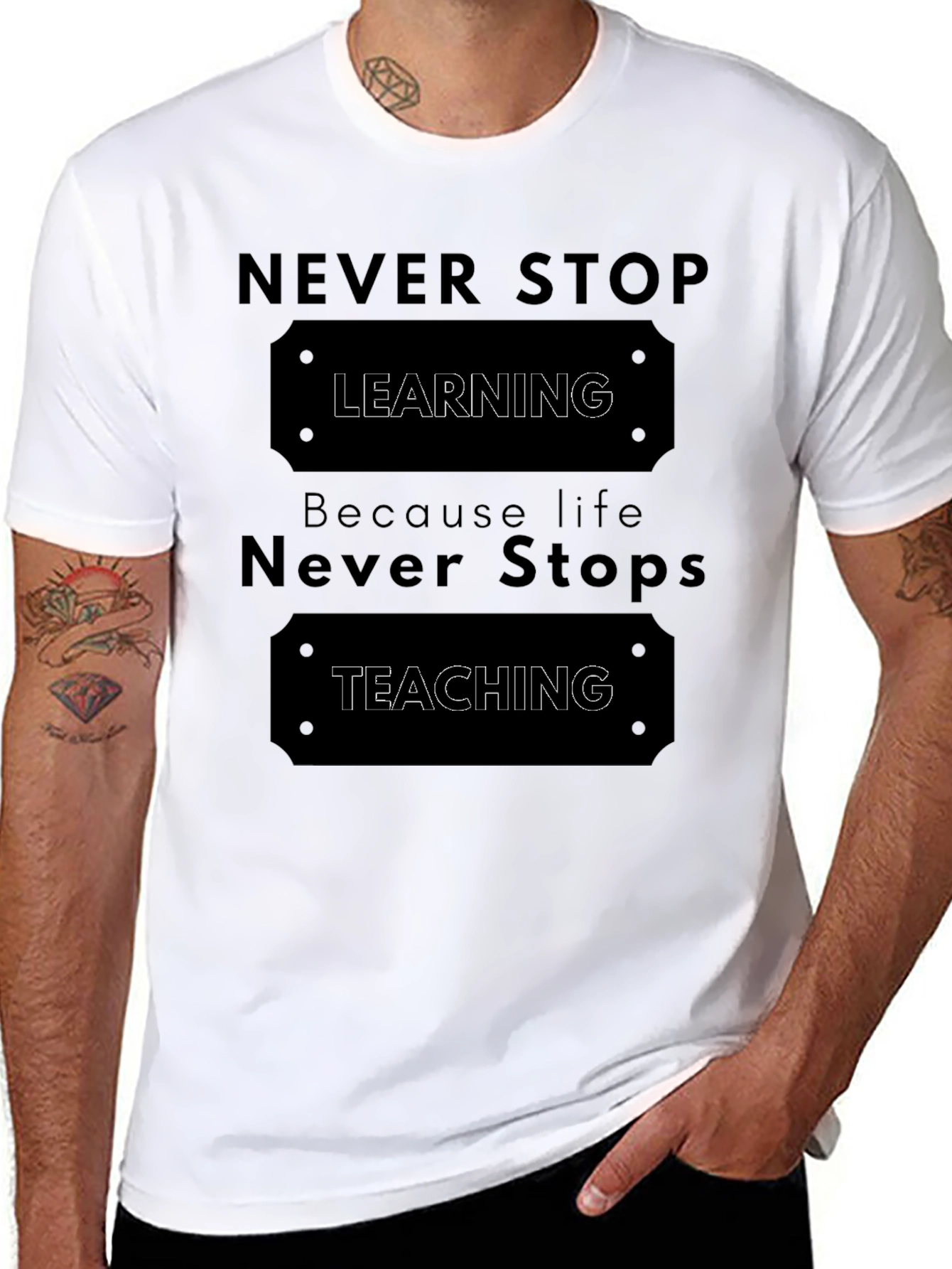 Never Stop Learning T-Shirt