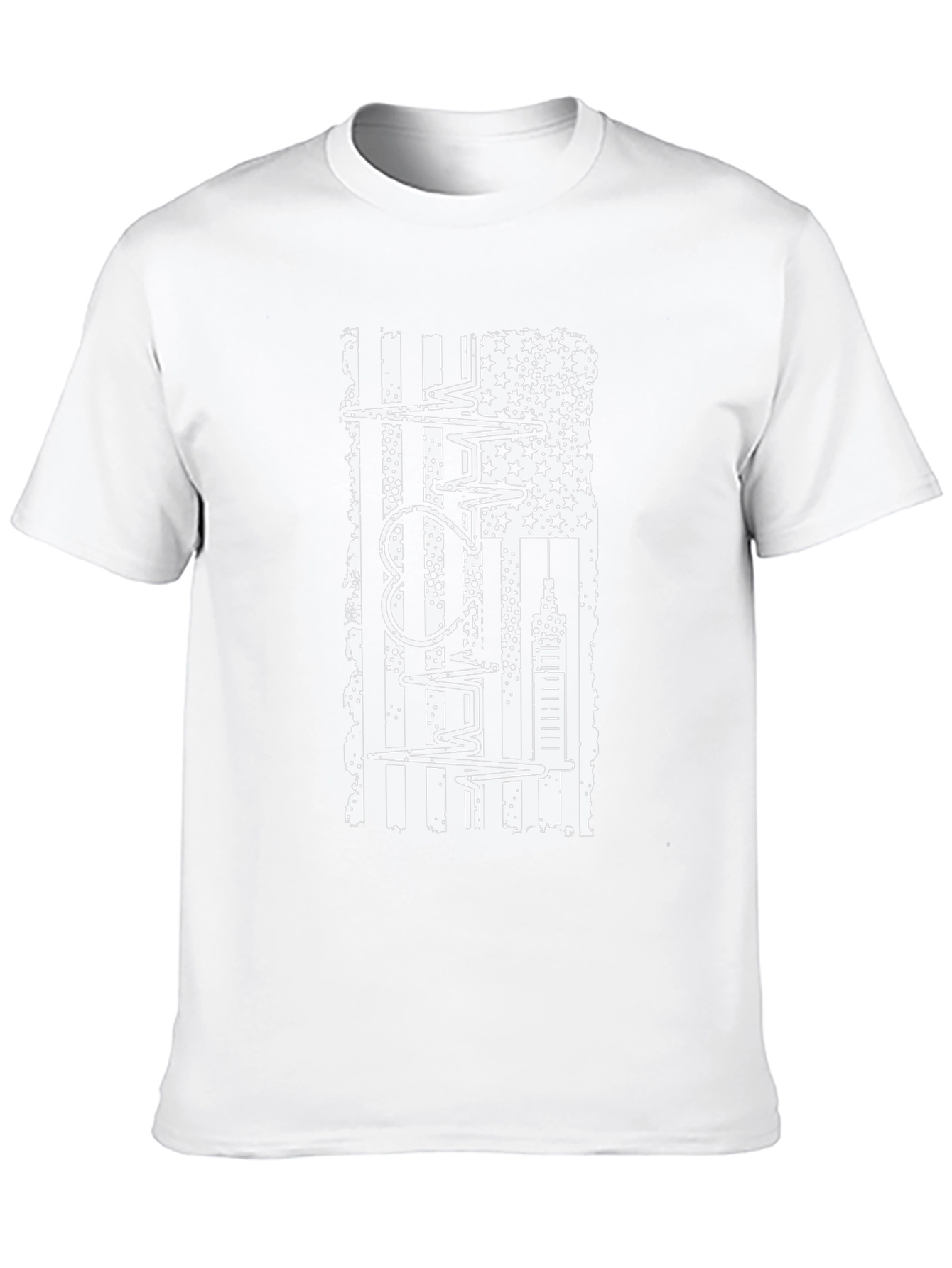 Nurse American Flag T-Shirt