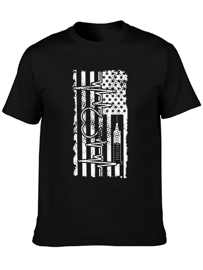 Nurse American Flag T-Shirt