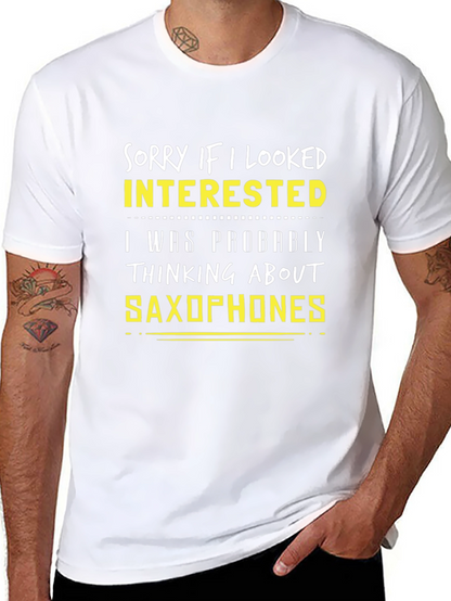 Saxophone Lover T-Shirt Funny Music Tee