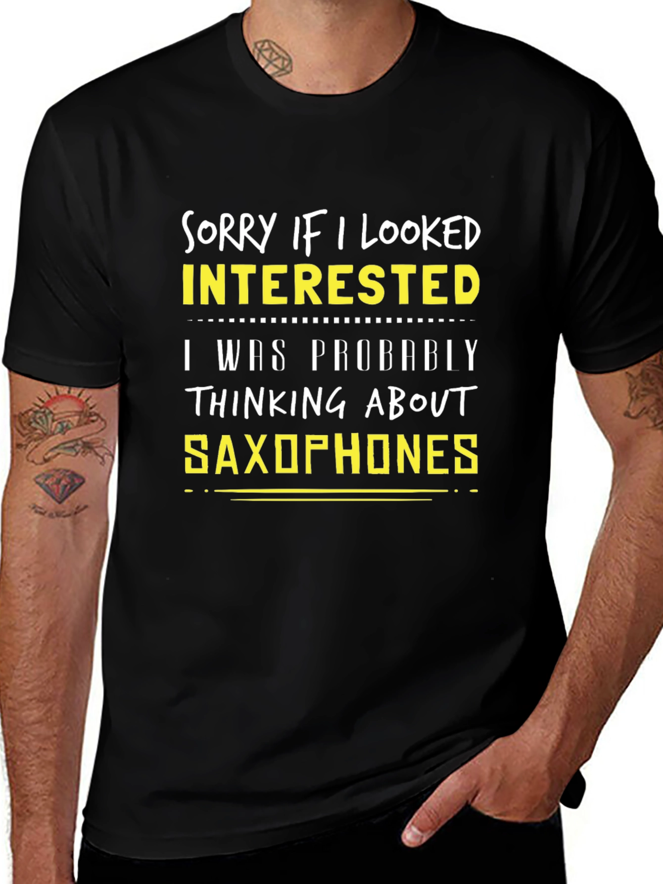 Saxophone Lover T-Shirt Funny Music Tee