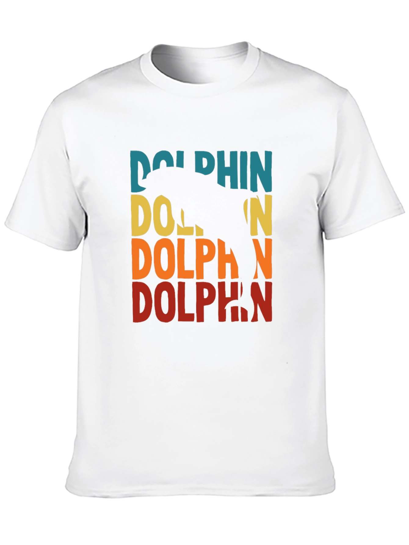 Retro Dolphin Graphic T-Shirt