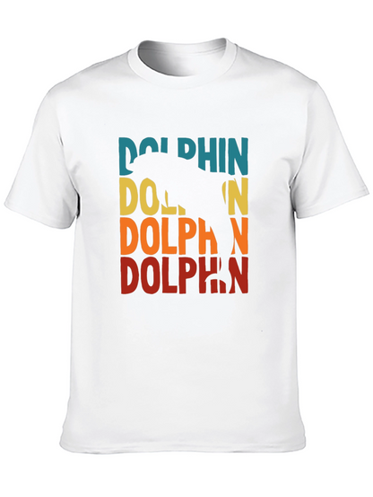 Retro Dolphin Graphic T-Shirt