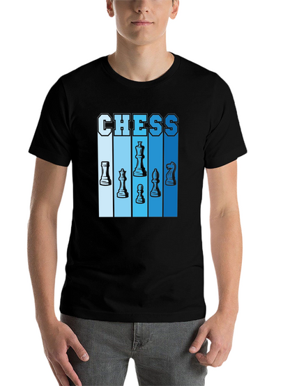Chess Piece Graphic Tee - Stylish Casual Wear