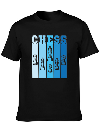 Chess Piece Graphic Tee - Stylish Casual Wear