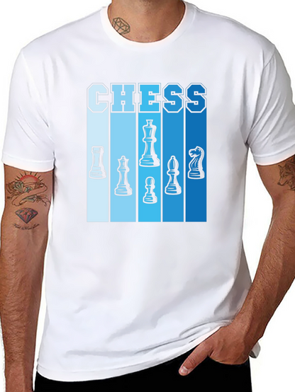 Chess Piece Graphic Tee - Stylish Casual Wear