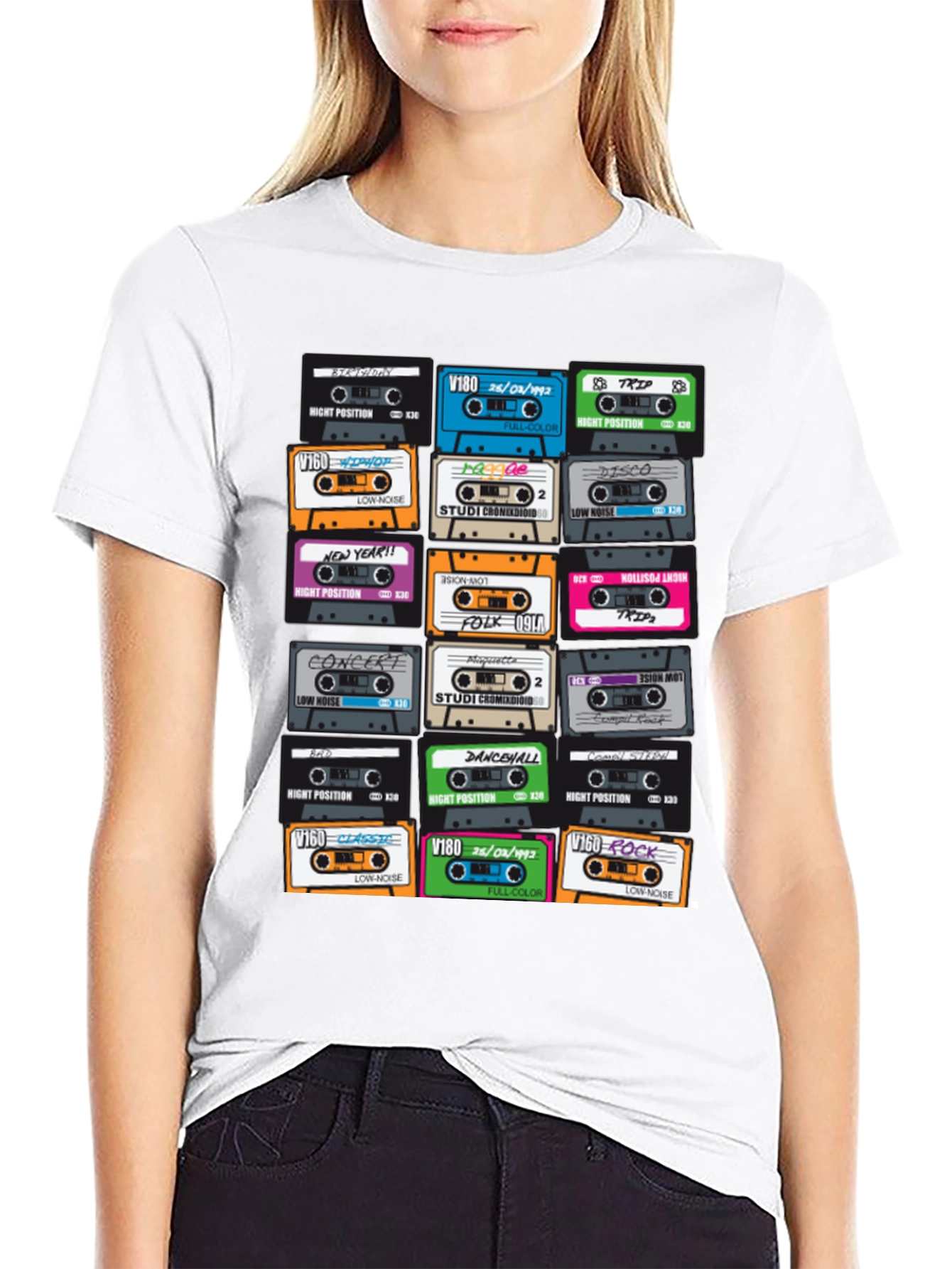Retro Cassette Tape T-Shirt - Music Lover Tee
