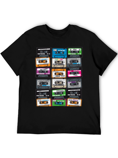 Retro Cassette Tape T-Shirt - Music Lover Tee