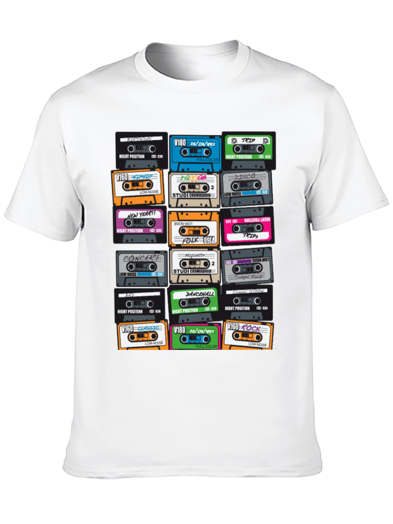 Retro Cassette Tape T-Shirt - Music Lover Tee
