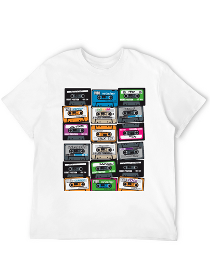 Retro Cassette Tape T-Shirt - Music Lover Tee