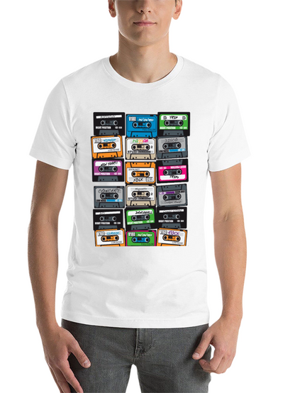 Retro Cassette Tape T-Shirt - Music Lover Tee
