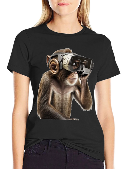 VR Monkey Graphic Tee - Cool & Quirky