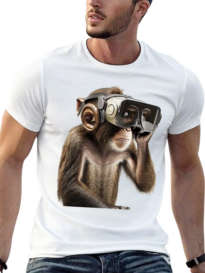 VR Monkey Graphic Tee - Cool & Quirky