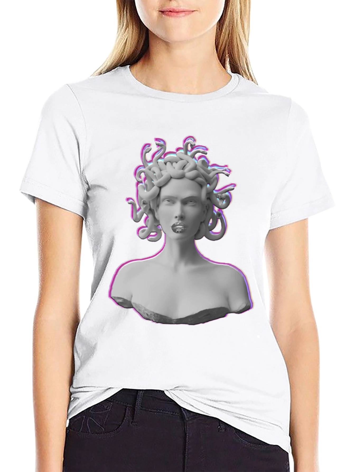 Medusa Graphic Tee - Black