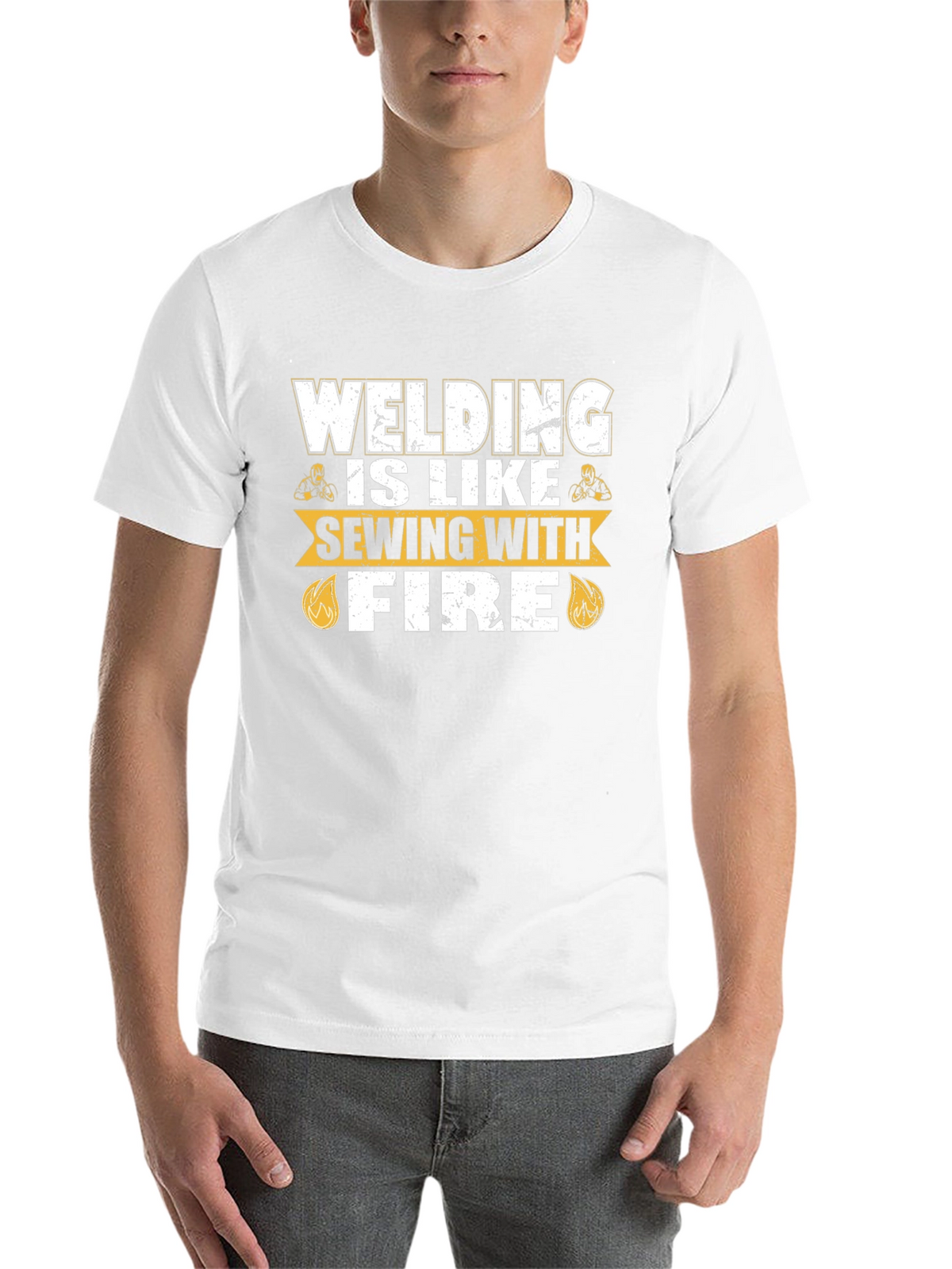 Welding is Like Sewing with Fire T-Shirt