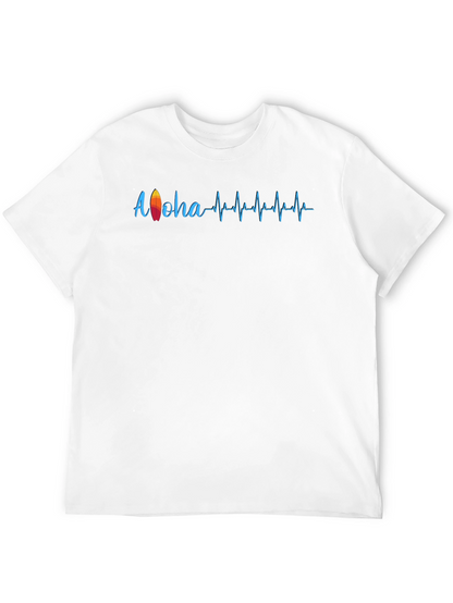 Aloha Surf Heartbeat T-Shirt - Black