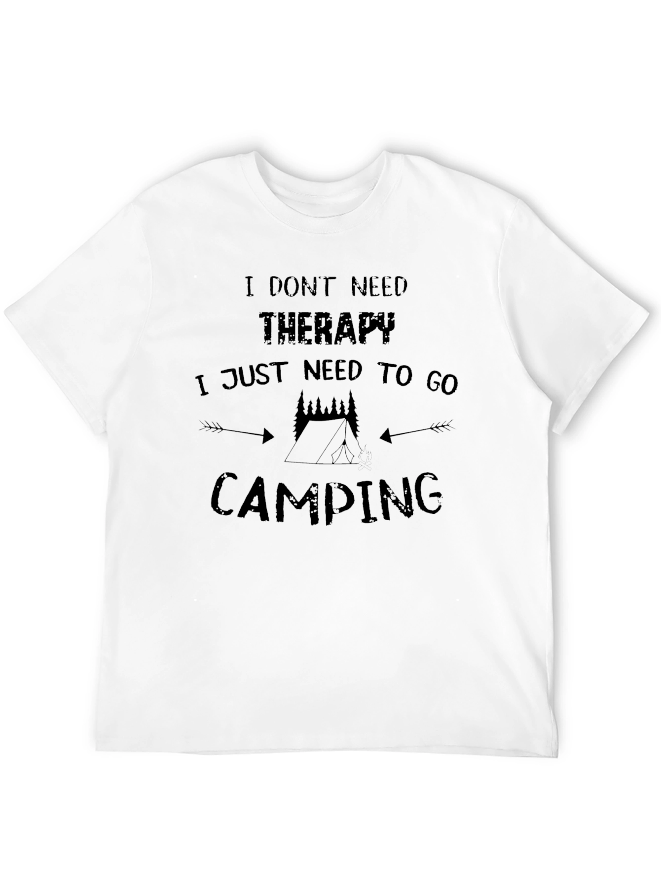 Camping Therapy Graphic T-Shirt