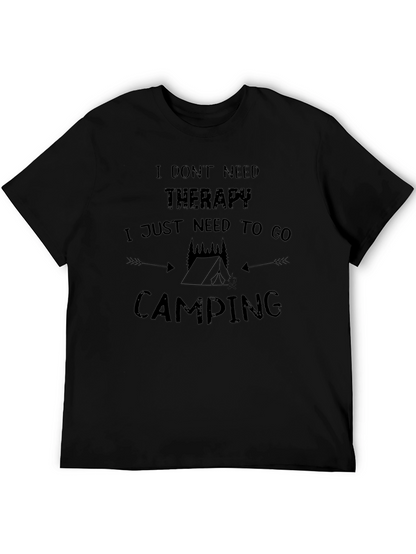 Camping Therapy Graphic T-Shirt