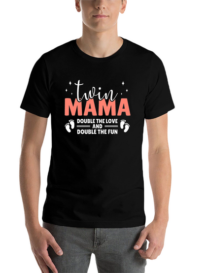 Twin Mama T-Shirt: Double the Love and Fun!