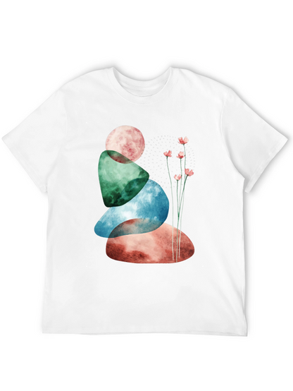 Zen Stone Stack T-Shirt - Relaxed Fit