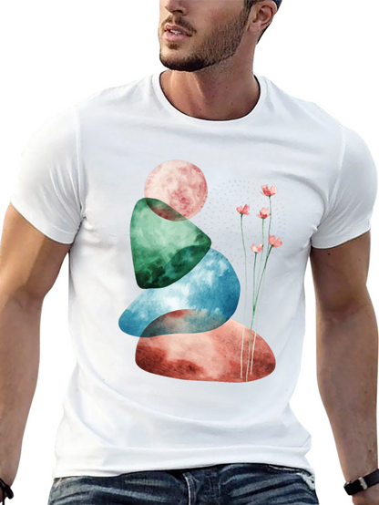 Zen Stone Stack T-Shirt - Relaxed Fit