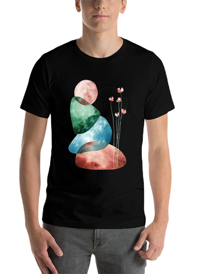 Zen Stone Stack T-Shirt - Relaxed Fit
