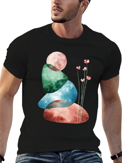 Zen Stone Stack T-Shirt - Relaxed Fit