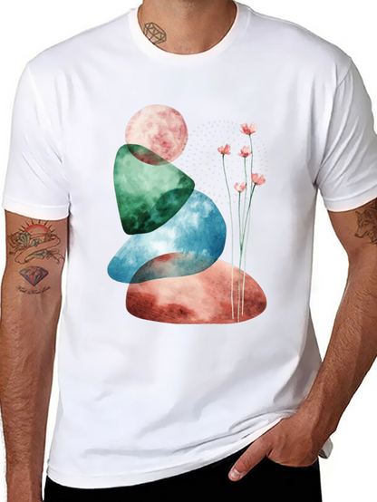 Zen Stone Stack T-Shirt - Relaxed Fit