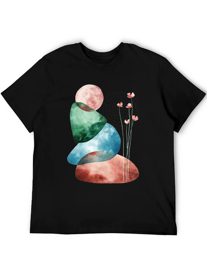 Zen Stone Stack T-Shirt - Relaxed Fit