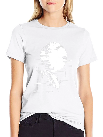 Koi Fish Glitch Black T-Shirt - Unique Graphic Tee