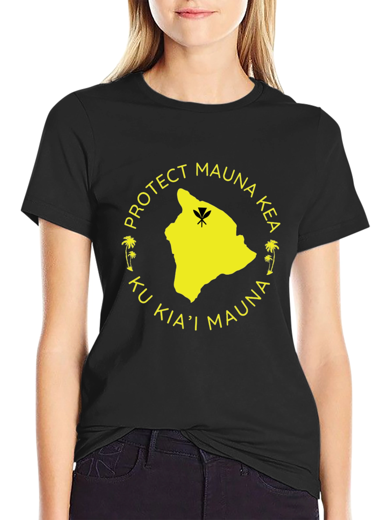 Protect Mauna Kea Black T-Shirt