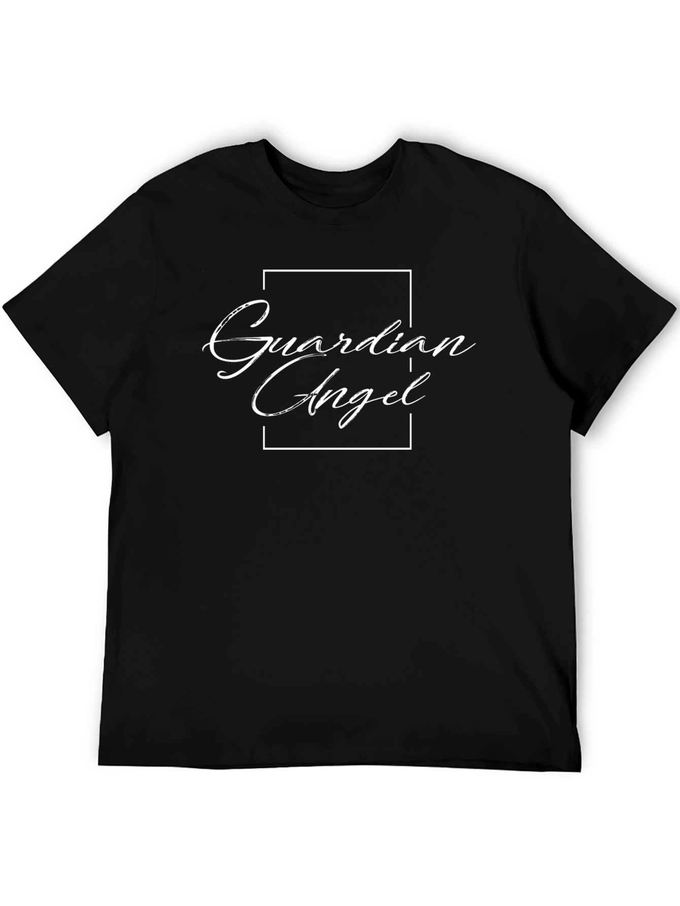Guardian Angel Graphic T-Shirt - Classic Black Tee