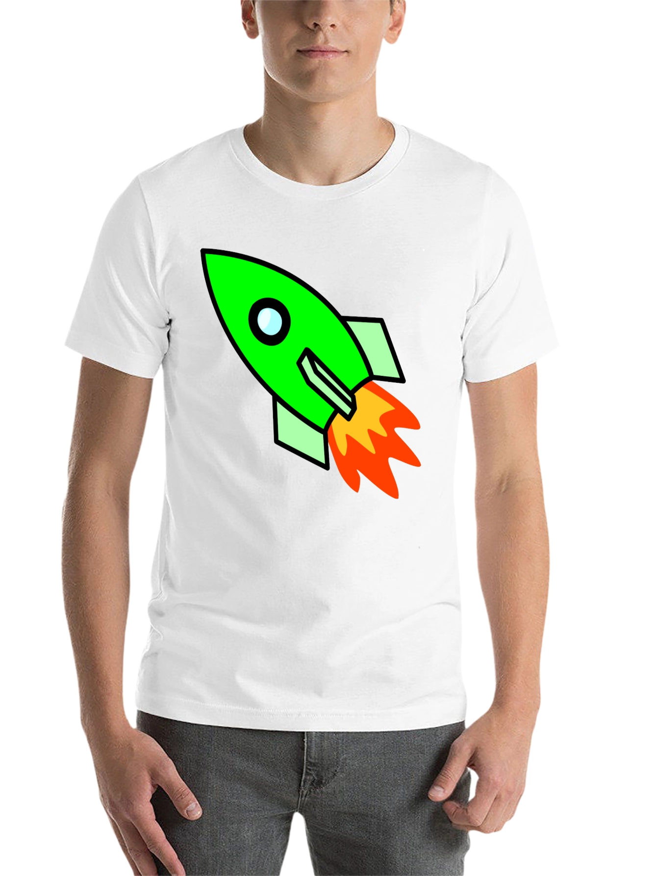 Rocket Graphic T-Shirt - Blast Off in Style!