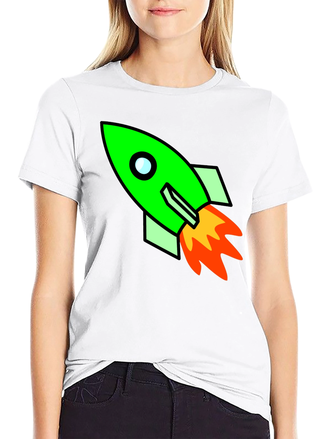 Rocket Graphic T-Shirt - Blast Off in Style!