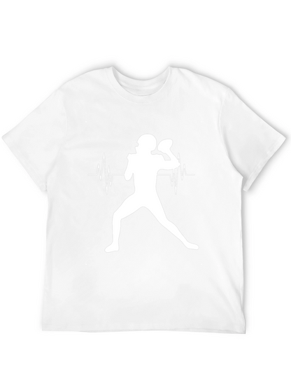 Football Heartbeat T-Shirt: Passion on Display