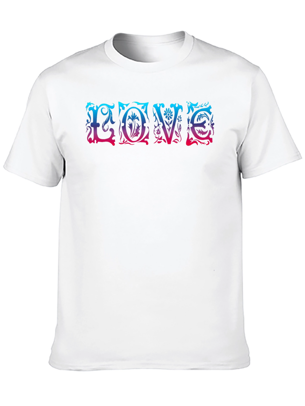 LOVE Floral Graphic T-Shirt - Trendy & Unique