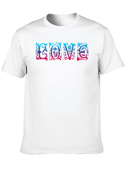LOVE Floral Graphic T-Shirt - Trendy & Unique